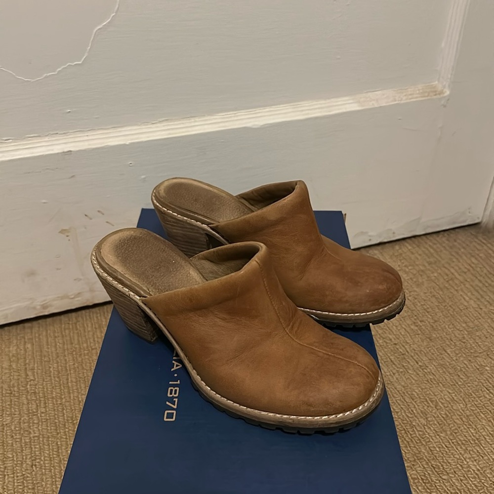 Woolrich 1830 Leather Mules